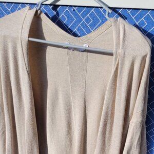 Time and Tru beige cardigan XL
